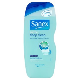Sanex Dermo Deep Clean Body Face Shower Gel 250ml Uk Direct Bduk Sanex Dermo Deep Clean