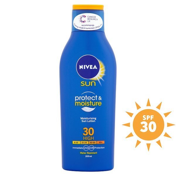 Nivea Sun Protect & Moisture Sun Lotion SPF30 200ml - UK DIRECT BD