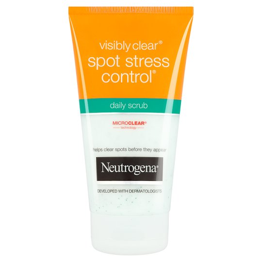 neutrogena spot stress control face wash