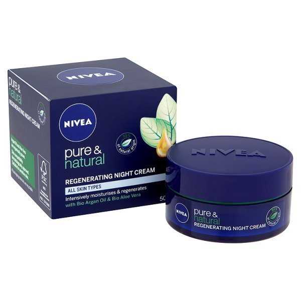 nivea pure and natural face cream