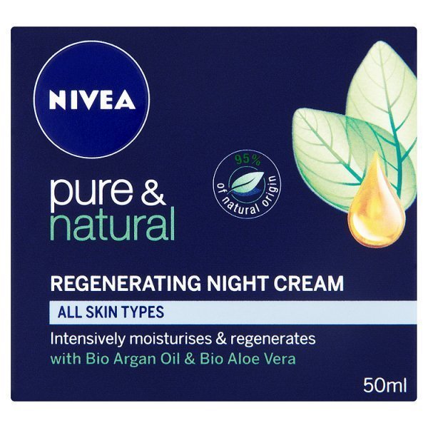 nivea pure and natural face cream