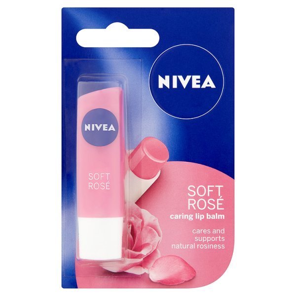 Nivea Lip Care Soft Rose 4.8g - UK DIRECT BD Nivea Lip Care Soft Rose 4.8g - UK DIRECT BD