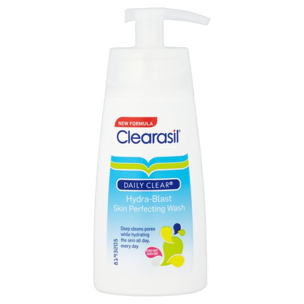 clearasil hydra blast face wash